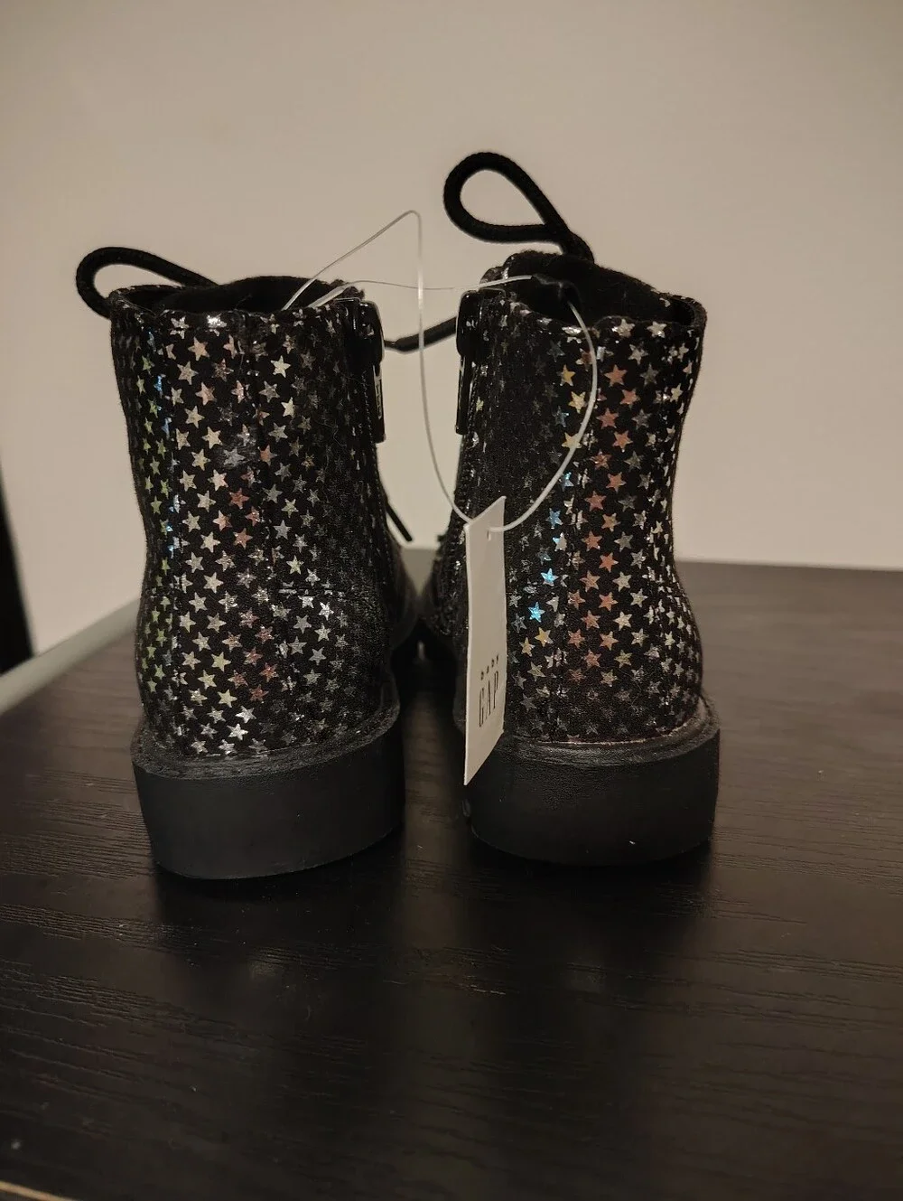 Baby Gap Lace Up Boots With Stars